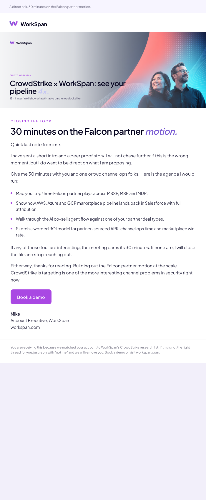 Nurture email 3