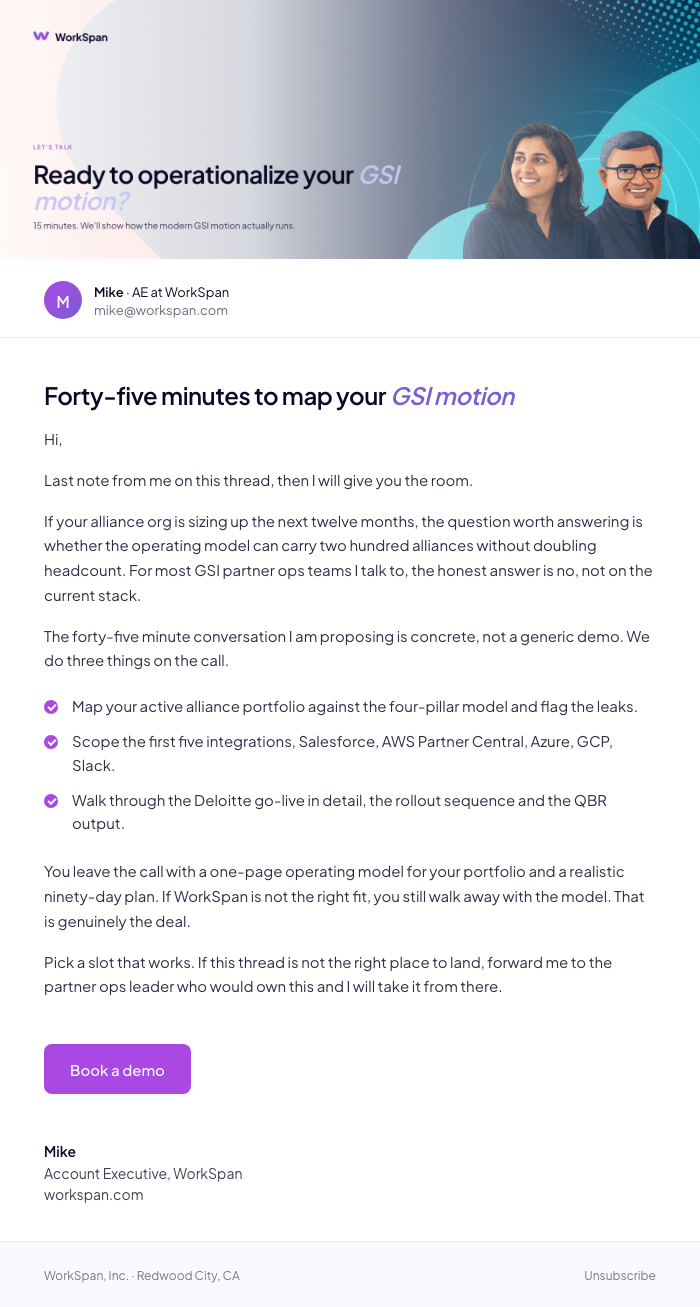 Nurture email 3